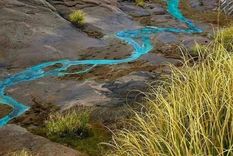El color del río contrasta con los áridos paisajes Foto: Turismo Catamarca
