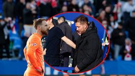 El Cholo Simeone y Jan Oblack tuvieron diferentes impresiones tras la dura derrota del Atlético. El Cholo Simeone y Jan Oblack tuvieron diferentes impresiones tras la dura derrota del Atlético.