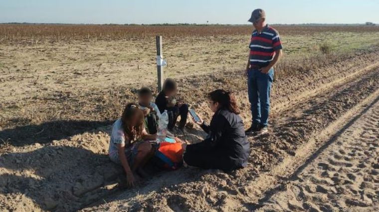 Tres hermanos que se habían reportado como desaparecidos fueron hallados en Corrientes Foto: Policía de Corrientes