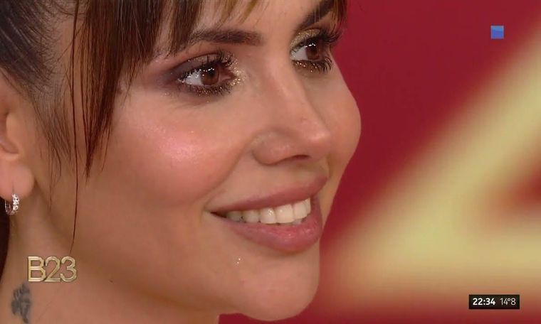 Romina Uhrig se fue decepcionada del Bailando 2023 La ex Gran Hermano fue comentario en las redes sociales Foto: Captura de TV