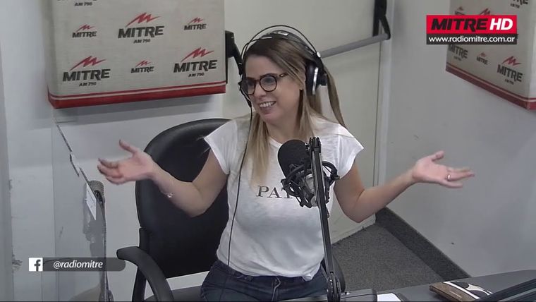 Marina Calabró renunció a su columna en Lanata sin filtro. Foto: Captura de video Radio Mitre