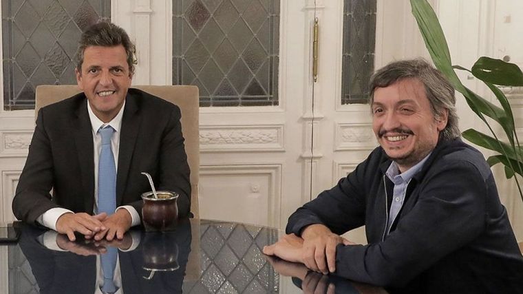 Máximo Kirchner presidiría la Cámara baja y Sergio Massa pasaría al Ejecutivo Foto: Revista Noticias