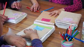 Los útiles escolares en la vuelta a clases. Los útiles escolares en la vuelta a clases.