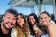 mica tinelli se cruzo con dos periodistas de tn por el viaje de su familia a esquel