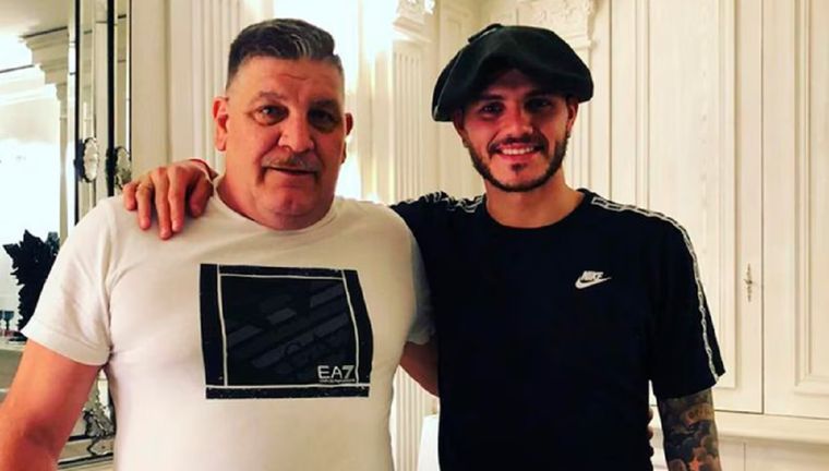 Mauro Icardi y Juan Icardi