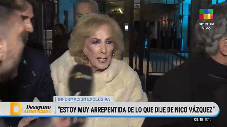 Mirtha Legrand fue contundente al hablar sobre las declaraciones que realizó. Foto: captura de video/ América TV. Mirtha Legrand fue contundente al hablar sobre las declaraciones que realizó. Foto: captura de video/ América TV. 