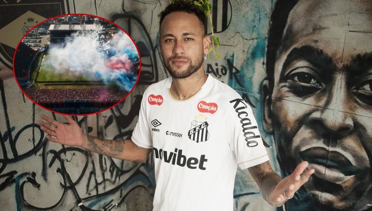 Se picó antes de jugarse. Neymar y San Lorenzo ya arrancaron el partido en las redes sociales.&nbsp;