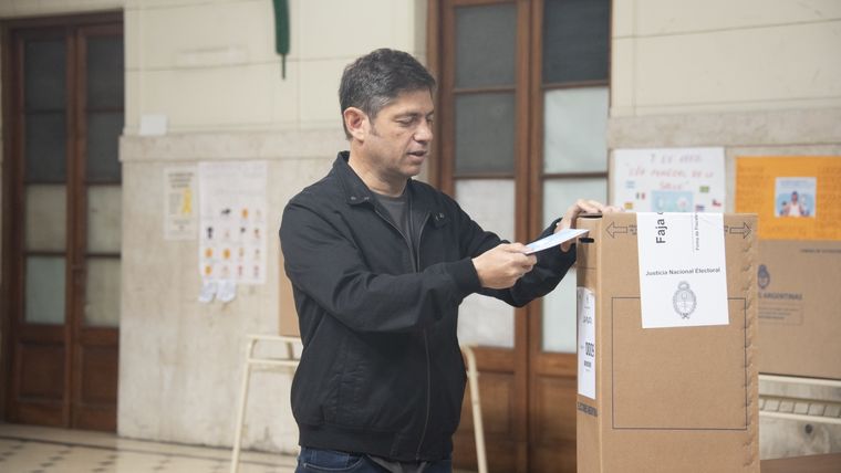 El gobernador Axel Kiicillof.