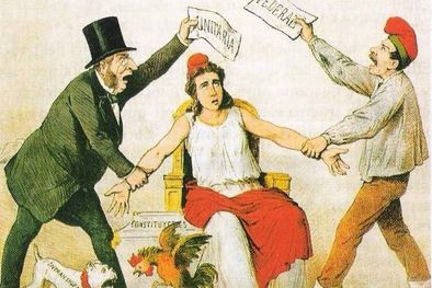 MDZol | Caricatura del siglo XIX. Foto: Archivo MDZ