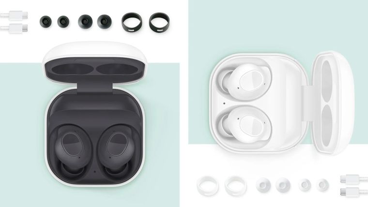 El diseño con aletas de los Samsung Galaxy Buds FE garantiza máxima estabilidad durante la actividad física. El diseño con aletas de los Samsung Galaxy Buds FE garantiza máxima estabilidad durante la actividad física.