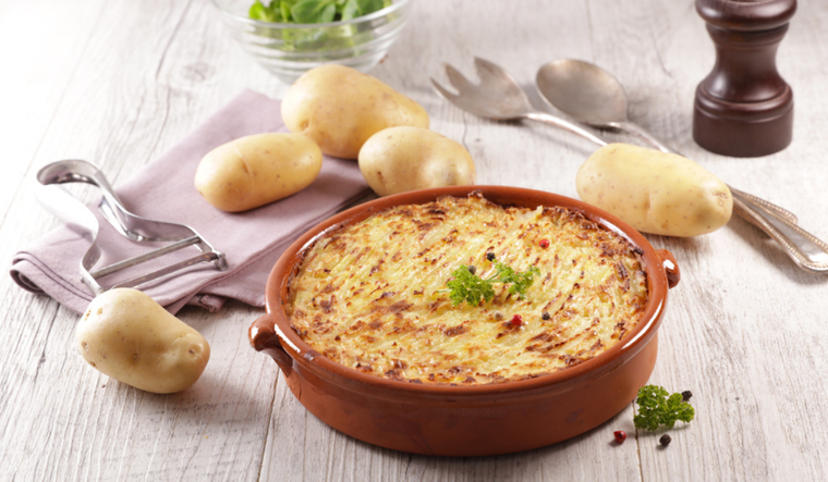 Papas gratinadas al horno: sencillas, rápidas y sabrosas Foto: Shutterstock