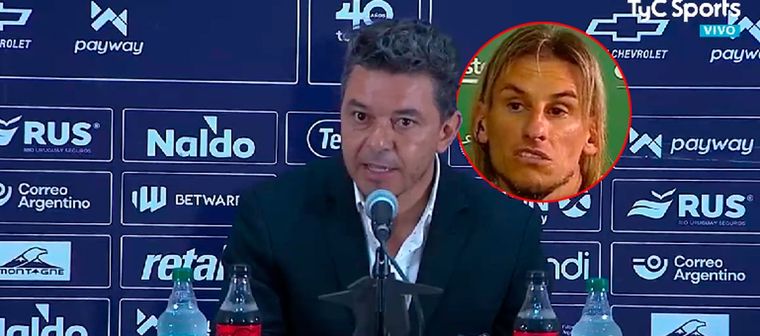 Gallardo habló sobre los dichos de Beccacece en la previa al River-Defensa.