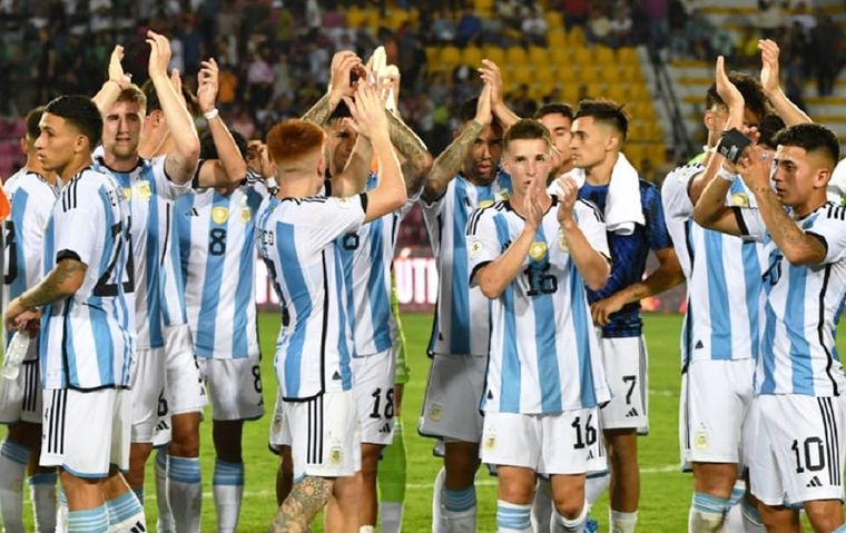 Los pibes tienen todo confirmado para el cuadrangular final. Foto: @Argentina