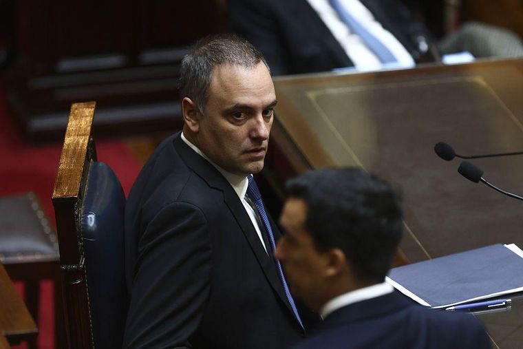 Manuel Adorni es actualmente el jefe de gabinete del gobierno de Milei.