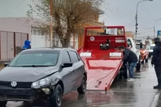 Así quedó el Gol Trend que conducía el detenido Foto: Gentileza