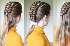 Junto con el verano llegan los peinados frescos y creativos para ganarle al calor, las tendencias y opciones son infinitas. Es posible un lookazo y estar cómodas. Foto: YouTube/Bridesandstyles12