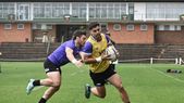 Los Pumas trabajan en Durban a la espera del partido de este sábado. Los Pumas trabajan en Durban a la espera del partido de este sábado.