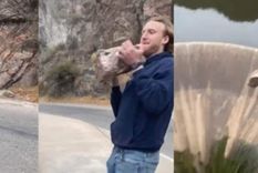 tiro una roca al embudo del dique san roque en cordoba y lo detuvieron