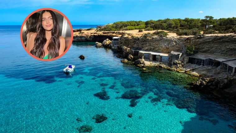 Zaira Nara disfruta de sus vacaciones en Ibiza Foto: Shutterstock/ IG @zairanara