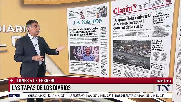 Antonio Laje, muy bien posicionado a nivel comercial en LN+ Foto: Captura de video LN+