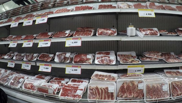 Los precios de la carne subieron un 8%, contribuyendo significativamente al aumento general. Foto: ALF PONCE MERCADO / MDZ