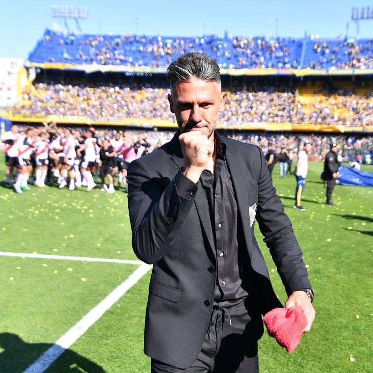Demichelis se fue de la Bombonera sin hablar tras el triunfo de River