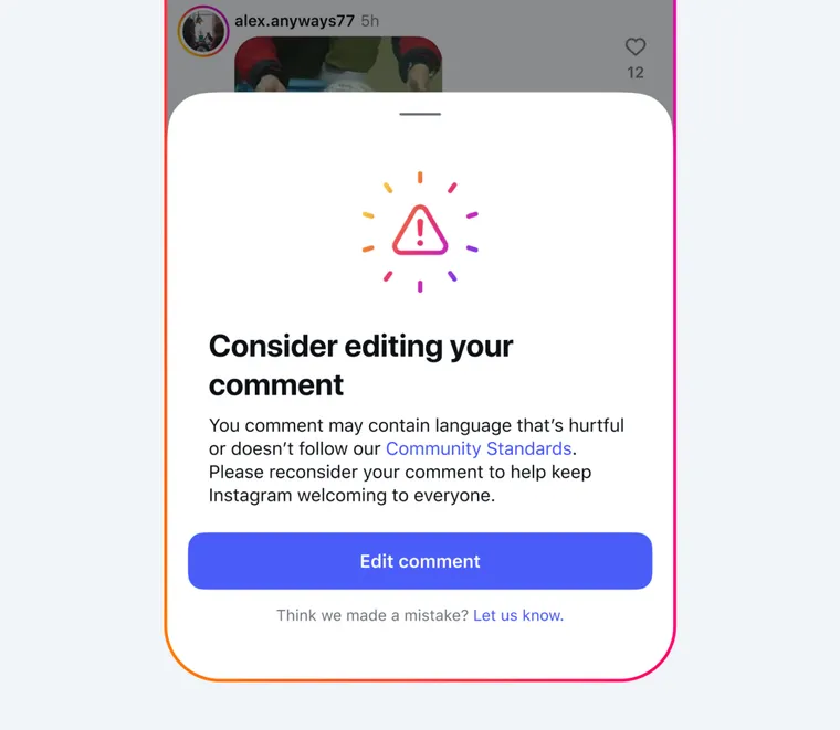 Los sistemas automatizados de Meta reducen la visibilidad de los comentarios agraviantes dirigidos a los futbolistas en las redes sociales. Los sistemas automatizados de Meta reducen la visibilidad de los comentarios agraviantes dirigidos a los futbolistas en las redes sociales.