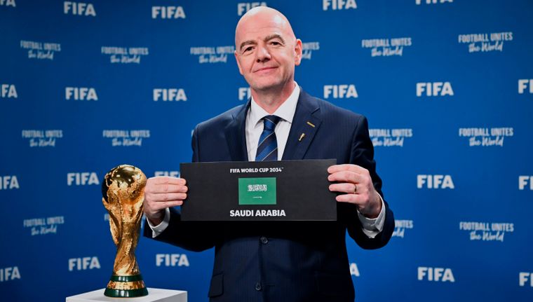 Infantino Mundial 2034 Arabia Saudita