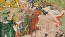 Willem de Kooning, “Dos figuras en un paisaje”, 1967