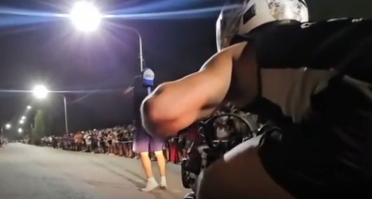 Las picadas clandestinas tienen a maltraer al municipio y la Policía. Foto: Captura de pantalla