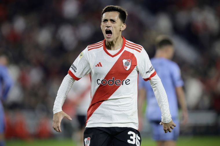 Solari marcó un golazo en la victoria ante Belgrano. Foto: FotoBaires