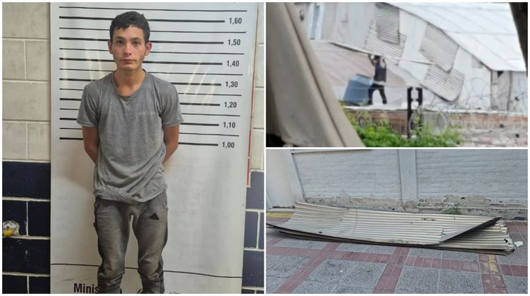 Cristopher Pereyra Petruscka, el sujeto de 21 años que fue detenido por el robo de chapas. Cristopher Pereyra Petruscka, el sujeto de 21 años que fue detenido por el robo de chapas.