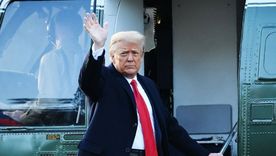 Trump, en su despedida de la Casa Blanca el pasado 20 de enero.