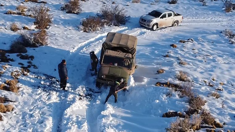 A pesar de contar con movilidad acondicionada, llegar hasta los puestos fue muy difícil. Foto: Prensa San Rafael