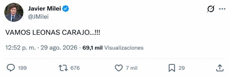 Javier Milei Las Leonas Javier Milei Las Leonas