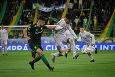 El Tomba da el gol en Varela. Foto: Godoy Cruz El Tomba da el gol en Varela. Foto: Godoy Cruz
