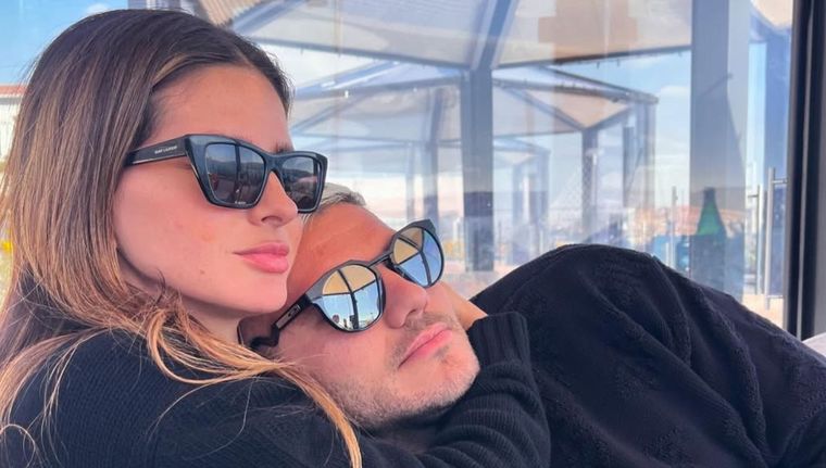 Salida romántica. Foto: Instagram: @mauroicardi.