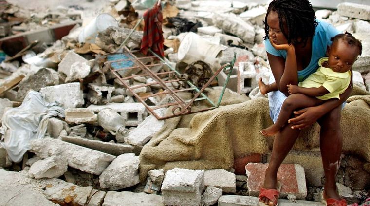 Hay unos 5000 heridos y, hasta ahora, 1300 muertos. Foto: History.