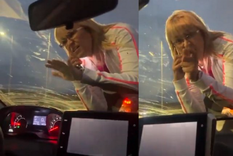 La mujer alcoholizada persiguió previamente a 150 km/h al otro vehículo por avenida Circunvalación de la ciudad de Córdoba Foto: Captura de video NA