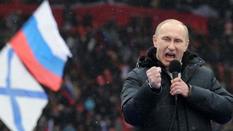 Vladimir Putin habla sobre la guerra de Ucrania usando un patrón y, a menudo, sus palabras significan lo contrario a lo que dice. Foto: AFP