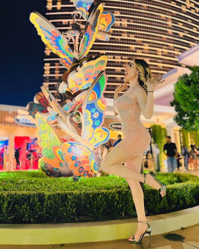 Fátima Florez Se luce en Las Vegas. Foto: Fuente: Instagram