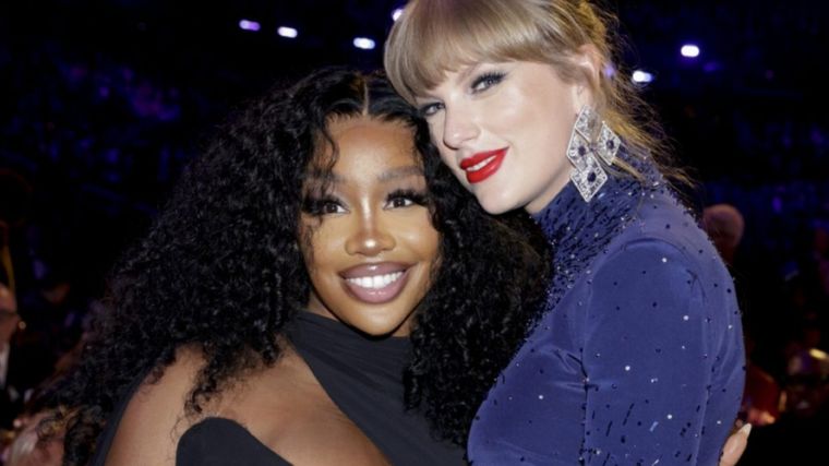 Taylor Swift y SZA Las grandes elegidas. Foto: Fuente: Imagen - Francis Specker - CBS 2023 - Getty Images