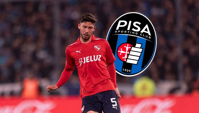 Felipe Loyola deja Independiente y es nuevo jugador del Pisa.