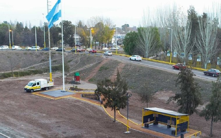 El sector Oeste de la calle Azcuénaga y el Acceso Sur será intervenido. Foto: Prensa Luján de Cuyo