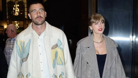 Taylor y Travis, muy enamorados. Foto: X