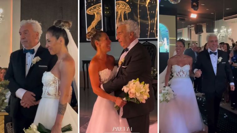 La flamante pareja oficializó en el altar. Créditos: Instagram