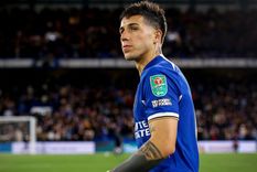 El mediocampista se sumó a la par de sus compañeros en Estados Unidos. Foto: Enzo Fernández Twitter