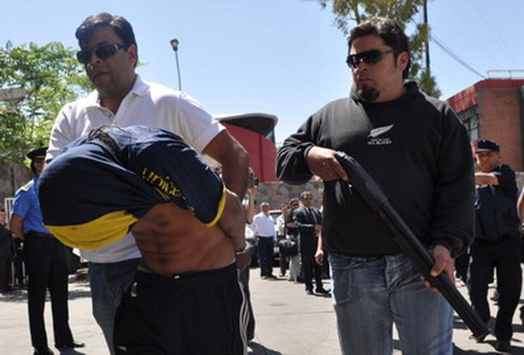 El único detenido por la muerte de Cardozo. Foto: Pachy Reynoso/ MDZ