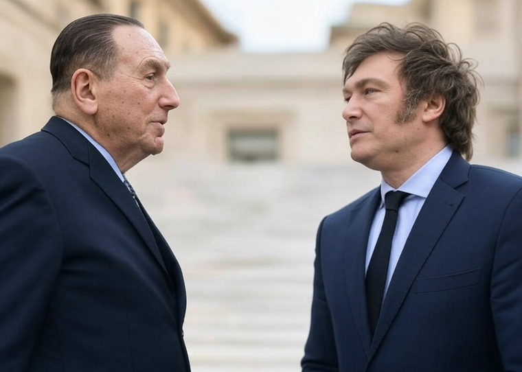 Javier Milei habló sobre una de sus pasiones y tejió un punto de coincidencia con Juan Domingo Perón. Foto: Imagen generada con inteligencia artificial