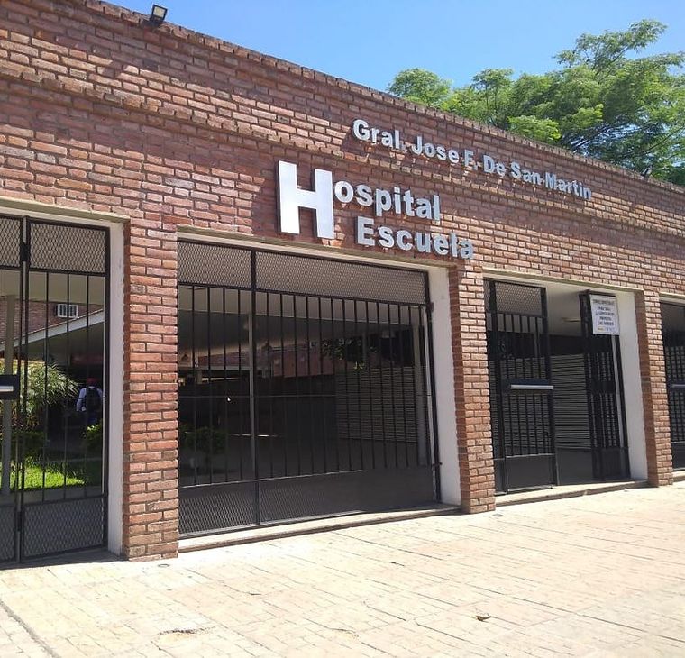 El lugar donde se encuentra internada la mujer que fue quemada por su pareja